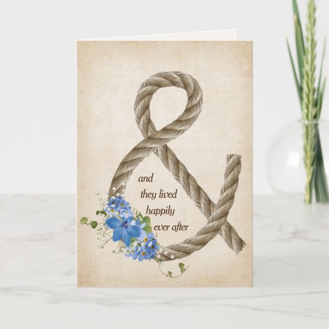Carte Anniversaire de la corde Ampersand (Devant)