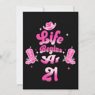 Carte Anniversaire de la Cowgirl occidentale rose Jalon