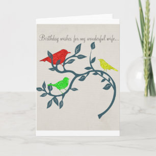 Carte Anniversaire de la femme