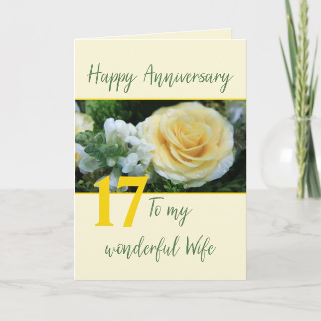 Carte Anniversaire de la femme personnalisable (Devant)