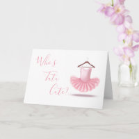 Anniversaire de la fille rose Tutu Cute Ballerina