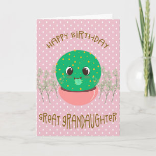 Carte Anniversaire de la Grande Petite-fille avec de mig