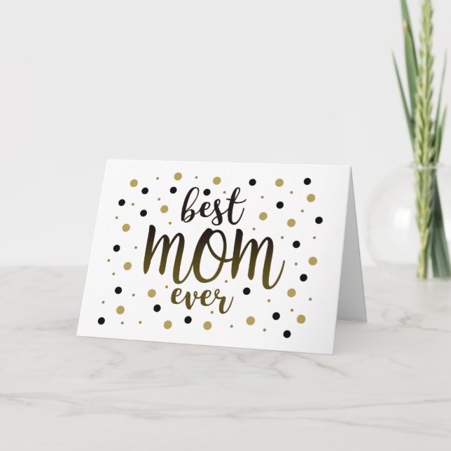 Carte Anniversaire de la meilleure maman (Devant)