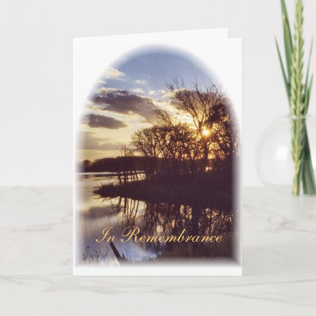 Carte Anniversaire de la mort/fenêtre de l'abîme de Don (Devant)