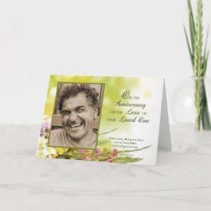 Carte Anniversaire de la photo personnalisée de la mort 
