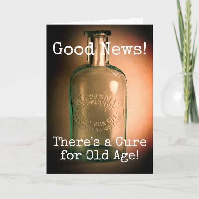 Carte Anniversaire de la vieillesse (Devant)