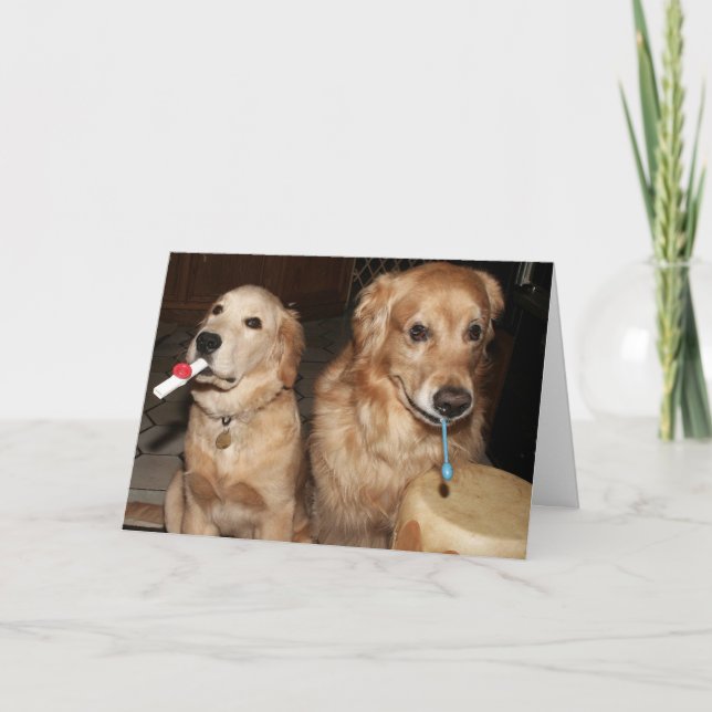 Carte Anniversaire de l'harmonie (Devant)