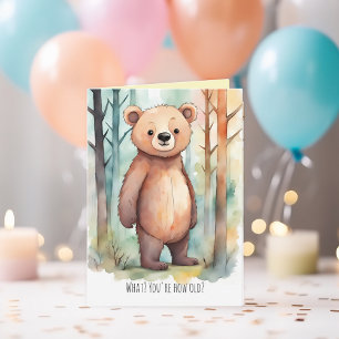 Carte Anniversaire de l'ours drôle