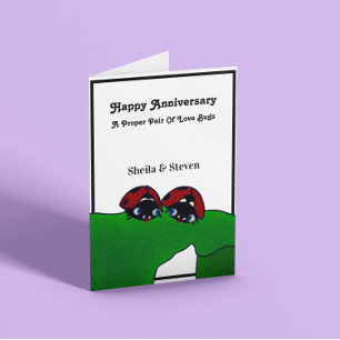 Carte Anniversaire de Love Bugs