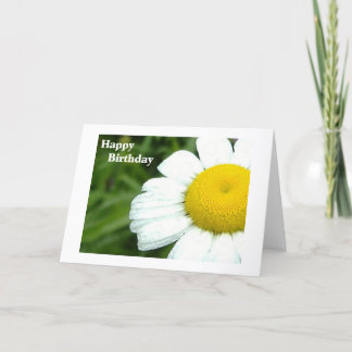 Carte Anniversaire de marguerite