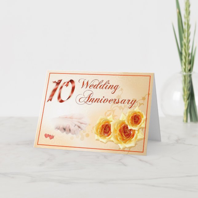 Carte Anniversaire de mariage 10 (Devant)