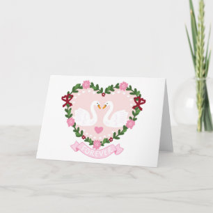 Carte Anniversaire de Mariage Saint-Valentin Amour Étern