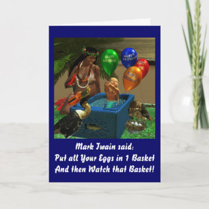 Carte Anniversaire de Mark Twain