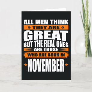 Carte Anniversaire de novembre (ajoutez votre texte)