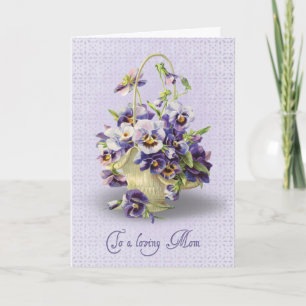 Carte Anniversaire de Pansy pour maman
