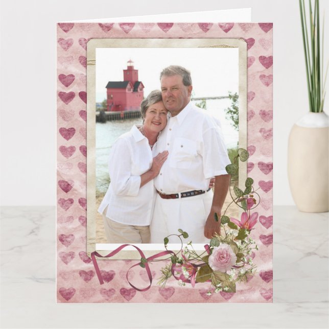 Carte Anniversaire de photo (Devant)