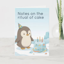 Anniversaire de pingouin | Anniversaire personnali