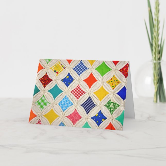 Carte Anniversaire de Quilter (Devant)