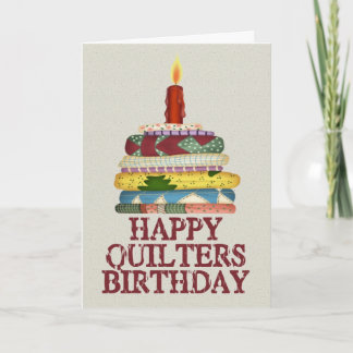 Carte Anniversaire de Quilters