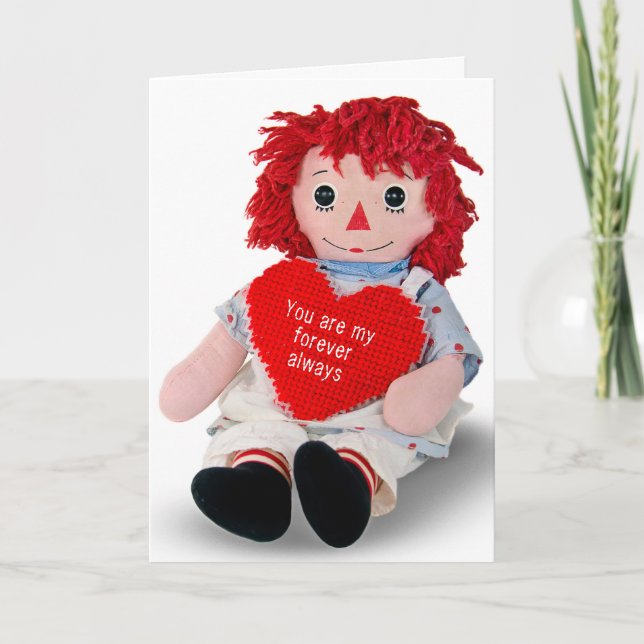 Carte Anniversaire de Rag Doll (Devant)