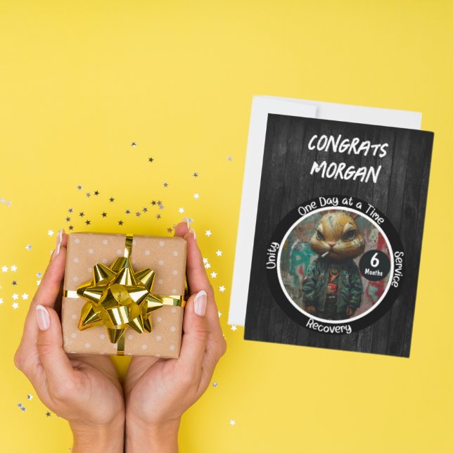 Carte Anniversaire de récupération personnalisée - (Créateur téléchargé)