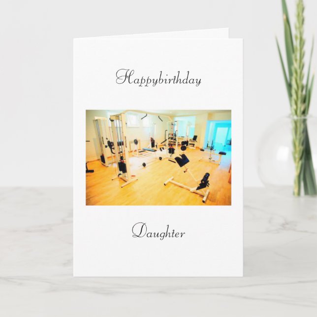 Carte Anniversaire de sa fille (Devant)