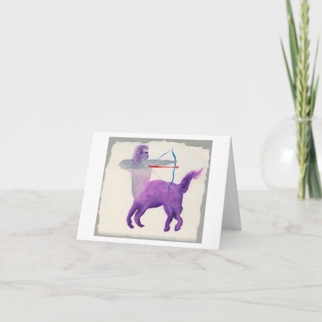 Carte Anniversaire de Sagittarius (Devant)