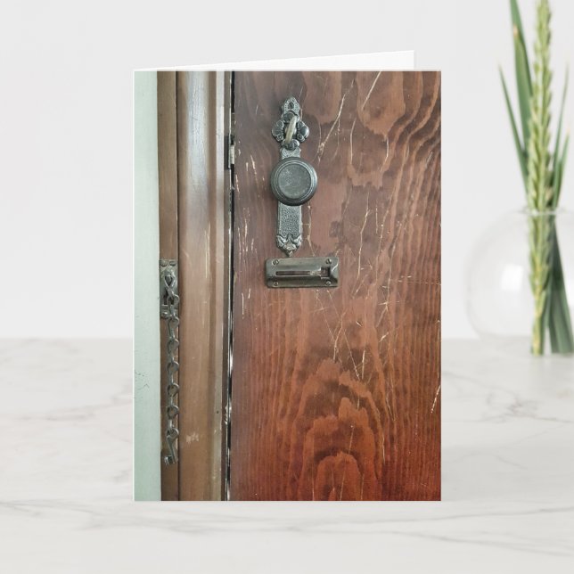 Carte Anniversaire de serrurier (Devant)