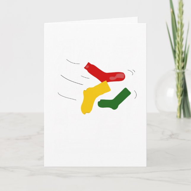 Carte Anniversaire de Sock Chucker (Devant)