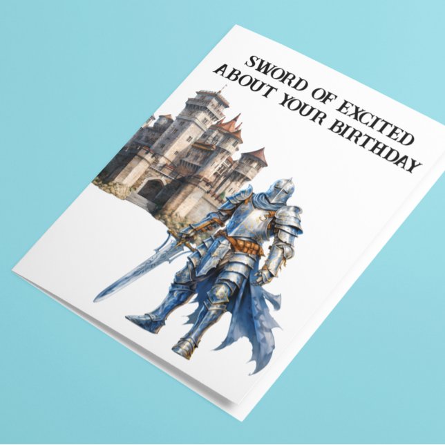Carte Anniversaire de Sword Knight (Créateur téléchargé)
