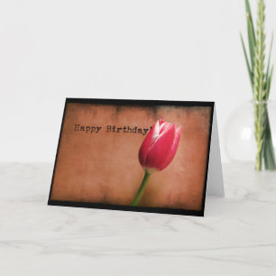 Carte Anniversaire de Tulip