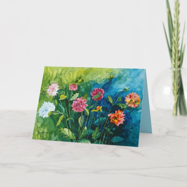 Carte Anniversaire de Zinnia (Devant)
