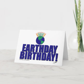 Carte Anniversaire d'Earthday