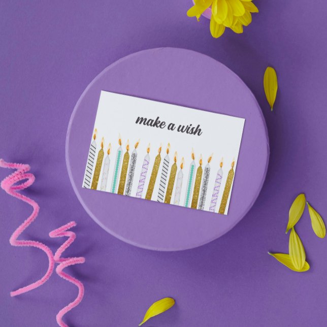 Carte Anniversaire des bougies (Créateur téléchargé)