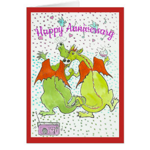 Carte Anniversaire des Dragons