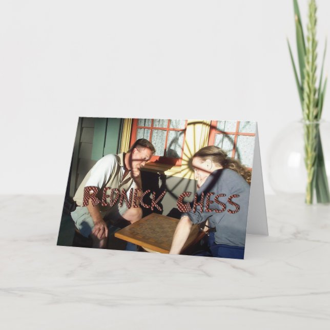 Carte Anniversaire des échecs Redneck (Devant)