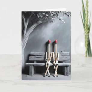 Carte Anniversaire des Matchsticks