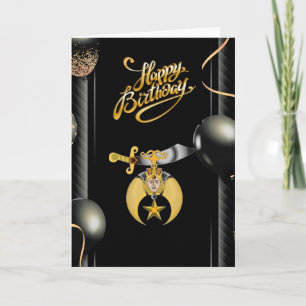 Carte Anniversaire des Shriners