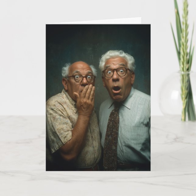 Carte Anniversaire des "Slip-Ons" (Devant)