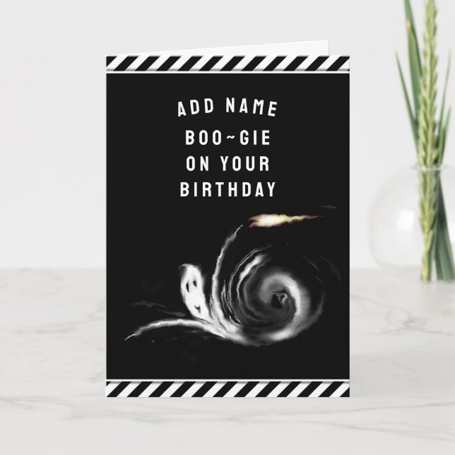 Carte Anniversaire d'Halloween (Devant)