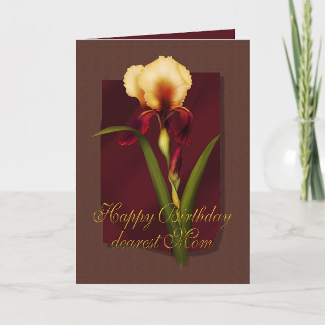Carte Anniversaire d'Iris (Devant)