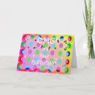 Carte Anniversaire d'OMG !