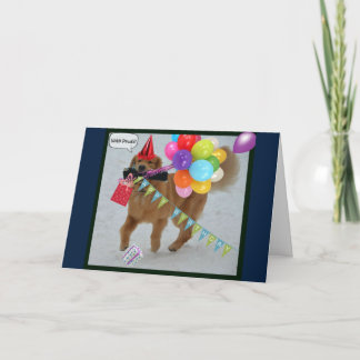 Carte Anniversaire d'or