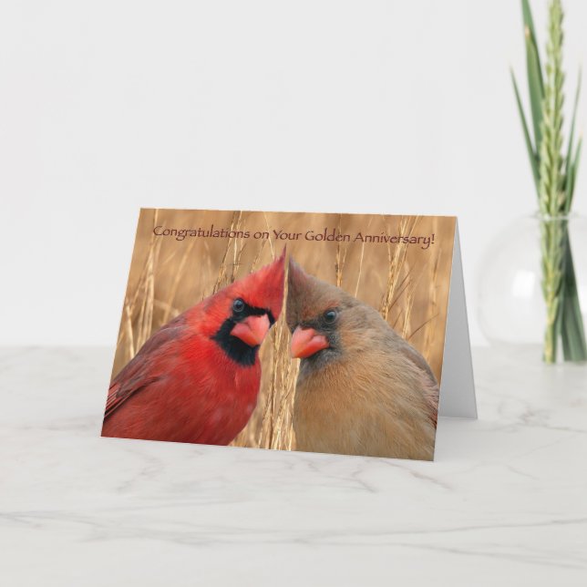 Carte Anniversaire d'or (Devant)