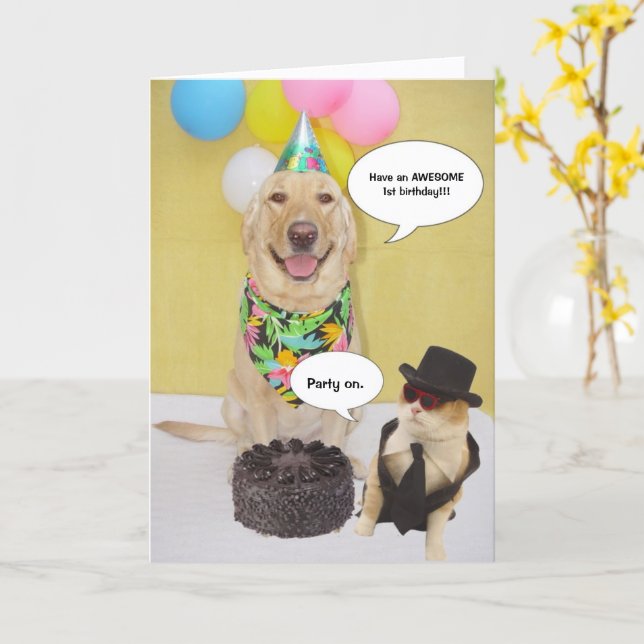 Carte Anniversaire Drôle (Fleur jaune)