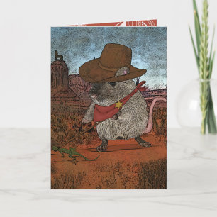 Carte Anniversaire drôle de Cowboy