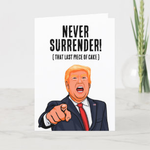 Carte Anniversaire drôle de Donald Trump