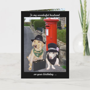 Carte Anniversaire drôle de mari de laboratoire