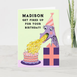 Carte Anniversaire drôle du dragon