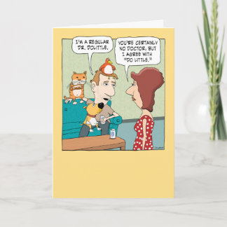 Carte Anniversaire drôle du magnétisme animal